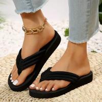 Chanclas planas para mujer, zapatillas de baño de verano 2025. zapatos de playa al aire libre, sandalias ligeras, zapatos deslizantes para mujer - details 1