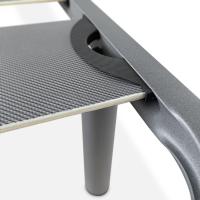Cama Completa con Colchón Sleep Pro Reversible + Somier de Láminas Reforzado con 4 Patas Cilíndricas Metálicas Roscadas, 90 x 190 - details 6