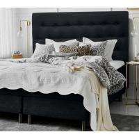 Cabeceros de Cama tapizados con Tejido Antimanchas, Estructura Madera Acolchado- Cabezal Dormitorio y Matrimonio Moderno Mod. Paris Todas Las Medidas y Colores (Rosa, 135 * 70) - details 9
