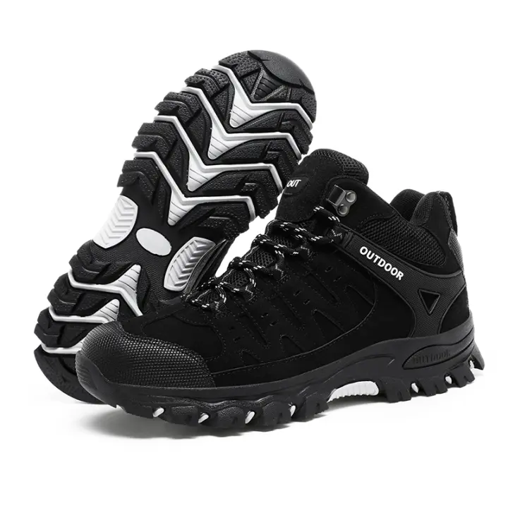 Botas de senderismo al aire libre para hombre, botas de Trekking duraderas antideslizantes para escalada de montaña, botas tácticas militares de alta calidad - 1