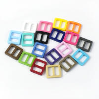 Hebillas De Plástico De 10 Mm, deslizador trideslizante, cierre ajustable, correa De bolso, gancho De correas De mochila, Hardware P, 50 / 100 - details 1