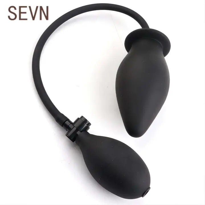 Embalaje privado SEX Masajeador de silicona extensible para hombres y mujeres, juguetes sexuales con enchufe Iatable, consolador Anal para patio trasero - 1