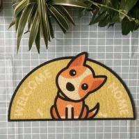 Alfombra antideslizante de dibujos animados para puerta de entrada, Felpudo con lazo de alambre para quitar el polvo, ideal para pasillo, cocina y baño, novedad - details 16