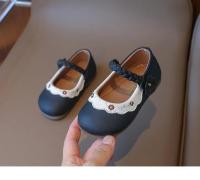 Zapatos de cuero para niñas, calzado de estilo coreano, suave, antideslizante, bordado, novedad de otoño, 2024 - details 10