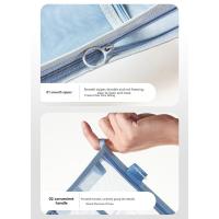 Bolsa de almacenamiento de papel de prueba A4, bolsa de archivos Visible de malla gruesa en forma de L, bolsa de carpeta de archivos con cremallera de partición de tres capas para estudiantes - details 1