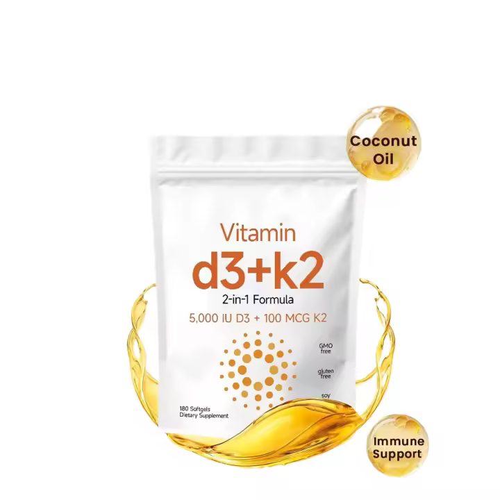 Cápsulas Suaves de Vitamina D3 K2 180 Cápsulas Almacenamiento de Datos SD Cards - 1