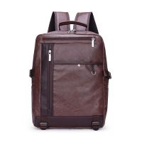 Bolso para hombres bolso Pu mochila de gran capacidad viaje de ocio bolso de computadora de embarque para hombres - details 4