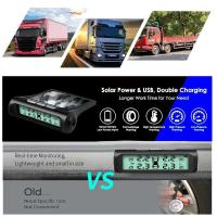 Sistema de monitoreo TPMS inteligente, 4 sensores, pantalla Solar, medidor de presión de aire de neumático de coche inteligente - details 11