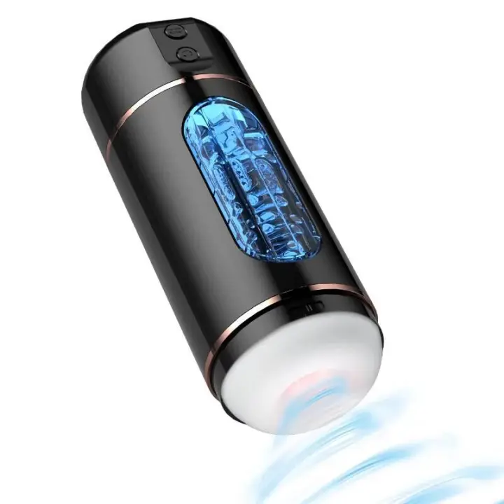 Embalaje privado Copa masturbadora eléctrica sexy para hombres - Control inteligente, 10 modos de vibración, sexo adulto impermeable y recargable - 1