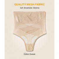 Cinturón adelgazante para adelgazar para mujer Cintura alta y Abdomen Cinturón de recuperación posparto Invisible sin costuras - details 10