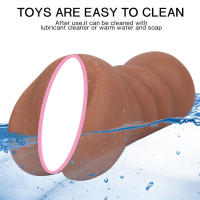 Taza de masturbación vaginal, productos para sexo Oral, pene, estimula la Coño de bolsillo, juguetes eróticos vaginales reales, Coño de patio trasero con gránulo masculino - details 3