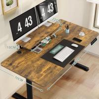Escritorio de Pié Ajustable en Altura 120x60cm Monitoreo Incluido Armario de Almacenamiento para Hogar y Oficina - details 47