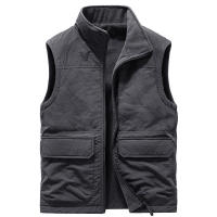 Chaqueta ligera sin mangas Softshell a prueba de viento para hombre, chaleco impermeable para velos, senderismo, correr, golf - details 7