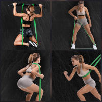 Resistance Band Natural Latex 7 levels 5-175 Lbs Durable Premium Quality Elastic Flexible Exerciese Bands Gym Pull Up Band - details 6