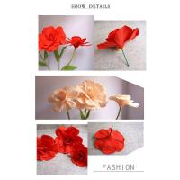 NUEVA flor artificial de 40 cm, tamaño grande, 40 cm de largo, flor de peonía artificial, rama de rosa de espuma PE, simulación de jardín de rosas - details 7