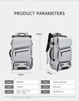 Nuevo Bolso de nailon para ordenador portátil con zapatero, mochila impermeable para viajes de montaña para hombre - details 3