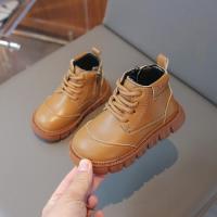 Botas de moda para niños y niñas, zapatos de cuero elegantes, versátiles, antideslizantes, suaves y cómodos, estilo coreano, invierno, 2024 - details 3