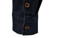 día del padre Camisa vaquera para hombre Algodón de alta calidad Elástico Primavera Chaqueta vaquera de manga larga Casual Slim Fit Ropa de calle Camisas de vaquero - details 11