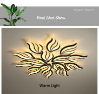 LEFAN-lámpara de techo con flores, luz Led moderna para habitación, dormitorio, comedor y sala de estar, 115CM - details 12