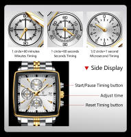 Relojes de hombre de cuarzo con cronógrafo luminoso resistente al agua - details 6