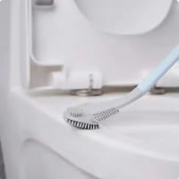 Nueva Cepillo De Inodoro De Silicona Golf Limpieza De Baño Con Mango Largo De Goma Suave Y Secado Rápido Accesorios De Baño - details 11