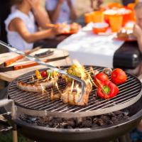 Accesorios de parrilla de acero inoxidable para barbacoa, gancho para cocinar carne, parrilla para acampar al aire libre - details 9