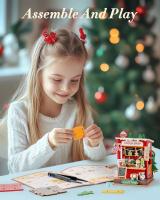 Robotime Rolife Mini Casa de Hogar Decoración de Hogar de Navidad Modelo de Rompecabezas de Madera DIY 3D Coleccionables de Juguetes y Juegos - details 14