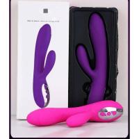 Embalaje privado Juegos sexy Vibrador de doble cabeza Gel de sílice Calentado Masturbador femenino Masaje de vibración Productos sexuales para adultos Juguetes sexuales 성인용품 진동기 - details 4