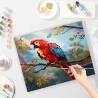 RUOPOTY-Kit de pintura por números para adultos, pintura moderna por números, pájaros, manualidades de animales, decoración para el hogar para colorear sobre Numb, regalo Diy - details 3