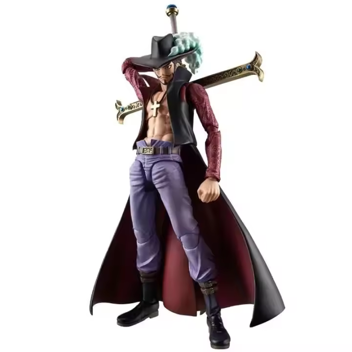 MegaHouse Variable Heroes VAH Dracule Mihawk ONE PIECE Anime figura modelo coleccionable juguetes de acción regalos - 1