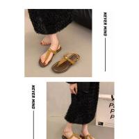 Sandalias planas con clip para mujer, nuevas de verano para uso al aire libre con faldas, chanclas de playa - details 10