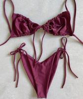 2020 traje de baño para mujer, bikini con tirantes, traje de baño liso de doble cara, bikini sexy, fiesta en la piscina, esencial, nuevo - details 30