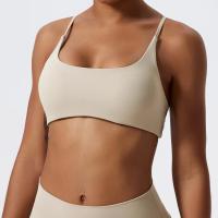 Sujetador deportivo Sexy y cómodo para mujer, Top de gimnasio, ropa de entrenamiento de yoga, ropa interior deportiva elástica para mujer, sujetador de yoga cruzado en la espalda, tops deportivos mujer gimnasio, - details 28