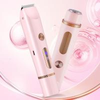 Depilación de partes privadas para hombres y mujeres, afeitadora de doble cabezal para mujeres, instrumento de depilación, afeitadora con carga USB, empuje y corte impermeables para todo el cuerpo - details 1