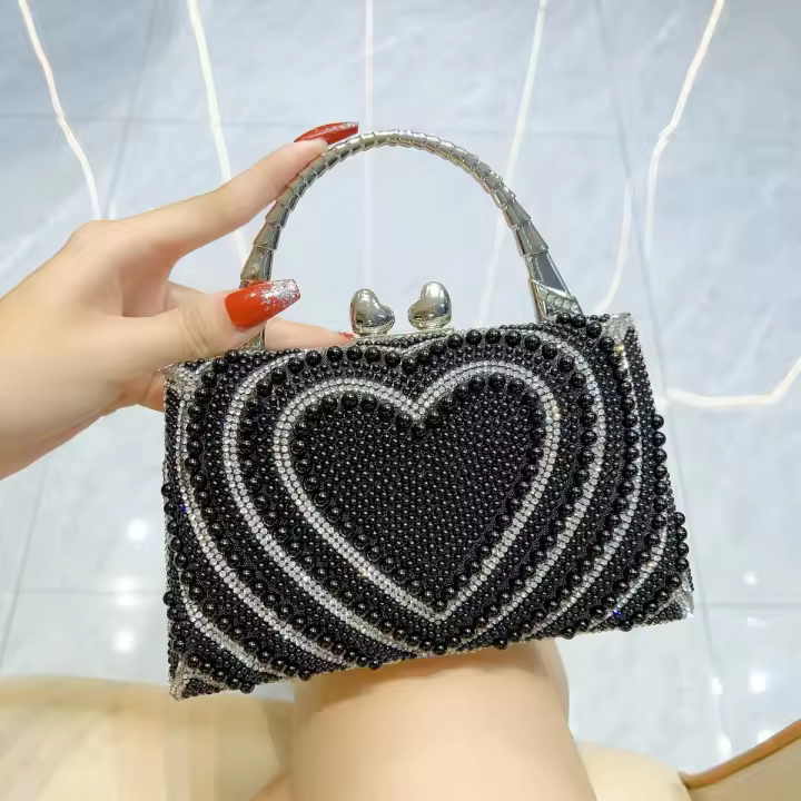 Nuevo bolso de fiesta de celebridad, bolso de vestir, bolso Cheongsam, bolso de cena de diamantes, bolso de mensajero de moda - 1