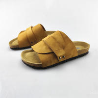 Zapatillas antideslizantes de piel sintética, zapatos de playa de verano para parejas, sandalias con velcro y suela suave. - details 12