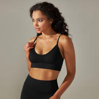 Nessaj-Sujetador deportivo sin costuras para mujer, camisola de yoga, top de fitness para correr y gimnasio - details 12