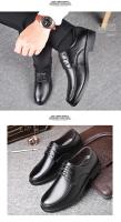 Zapatos de vestir para hombre, zapatos formales de piel italiana de cuero Original para hombre, zapatos masculinos sociales de lujo informales elegantes para negocios - details 0
