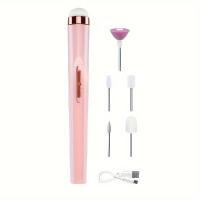 Kit de Cuidado de Uñas 5 en 1, Taladro Eléctrico Recargable por USB con Luces LED Coloridas, Sin Olor, Perfecto - details 8