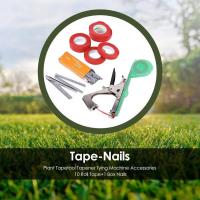 Encuadernación manual con 6 rollos de cintas + 1 caja de grapas para encuadernar ramas, grapadora de vid de uva para verduras, vides de pimienta - details 2