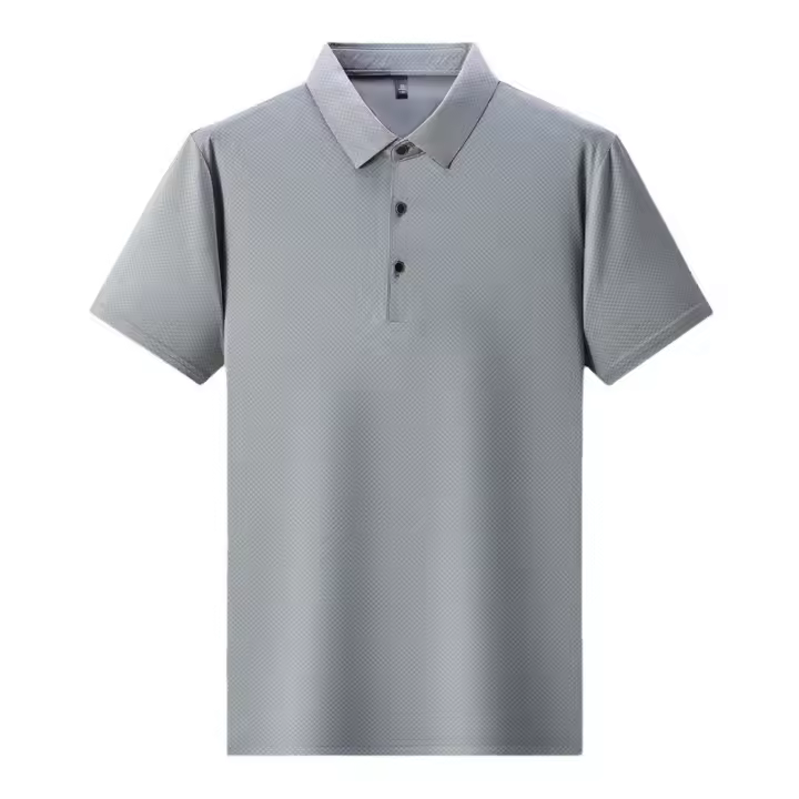 Polo de Hombre Nuevo Verano 2025 Ropa Casual para Papá Manga Corta Secado Rápido - 1