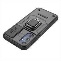 Funda protectora de cámara deslizante para Samsung GALAXY M34 5G, carcasa trasera con soporte de anillo magnético, 2023 M, 34 - details 3