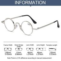 Gafas de Lectura de Metal Ultra Ligeras Marca de Primavera para Hombres y Mujeres - details 3