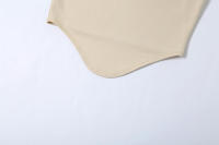 BUNO-Conjunto elegante de 2 piezas de gato extraño para mujer Y2K, Tops sin tirantes con flores de verano + nudo de melocotón a juego a la cadera, ropa para discoteca de vacaciones de tendencia de verano - details 10