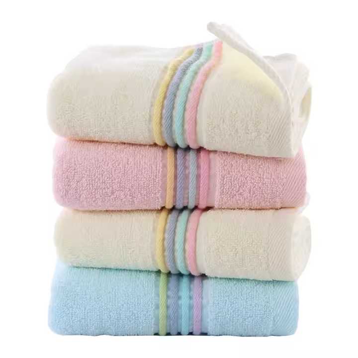 Juego de 4 Toallas de Algodón 100%,Alta Absorción y Durabilidad,Suaves y Absorbentes para Baño, Spa y Uso Diario - 1