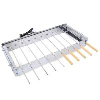 Parrilla eléctrica de acero inoxidable para barbacoa, rejilla para parrilla, pinchos, giro automático, utensilios de cocina - details 6