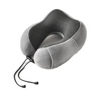 Almohada en Forma de U Portátil Almohada de Viaje para el Cuello Espuma Viscoelástica - details 0