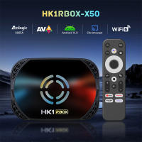 Android 14 TV Box HK1 RBOX X50 Amlogic S905A(S905X5M) 4GB 128GB 1000M LAN Wifi6 4K BT Control de Voz Mediaplayer Receptor de TV Digital - details 0