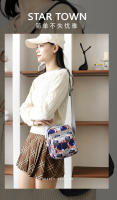 Nuevo bolso de tela de flores de hombro, bolso de mensajero informal de moda, mochila pequeña de compras - details 1