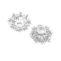 Cuentas de Flor de Latón Dorado 18K Joyería de Alta Calidad para Collar Pulseras - details 4